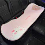 Honeycomb heart-shaped bear and rabbit seat cushions for the back row