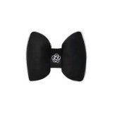 Ice silk butterfly-shaped headrest with camellia-patterned black trim