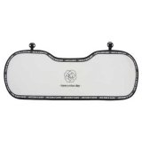 Honeycomb Camellia Seat Cushions, White Rear Seats