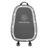Honeycomb Camellia Seat Cushion with Black Backrest