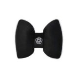 Ice silk butterfly-shaped headrest with camellia-patterned black trim