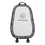 Honeycomb Camellia Seat Cushion with White Backrest