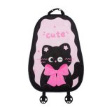 Plush bow cat seat cushion backrest