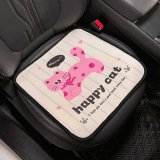 Cooling mat with polka dot pink cat