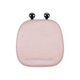 Ice silk checkered lamb seat cushion front row