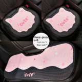 Honeycomb Bow Cat Seat Cushion Three-Piece Set