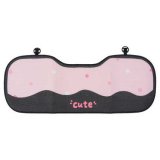 Honeycomb bow cat seat cushion rear row