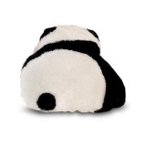 Rabbit fur panda lumbar support