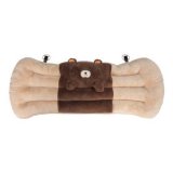 Bear-themed onesie seat cushions in the back row