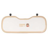 Honeycomb Bear Qi seat cushion, milk tea color, rear row