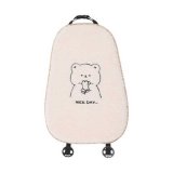 Steamed plush seat cushion with bear backrest