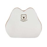Plush memory foam embroidered Capibala lumbar support