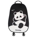 Plush waving panda seat cushion backrest