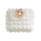 Mipao Fuge chair back tissue box with striped five-petal khaki flower pattern