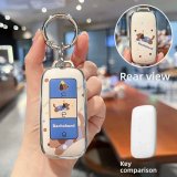 Style G [Dachshund - Double-sided] Silver Round Ring Buckle