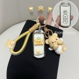 Style K: Silver (Peak Bear) + Angel Bear Pendant