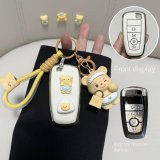 Style G [Silver (Apron Bear)] + Handbag Bear Charm