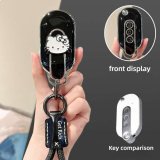 Style D [Black, Silver and White Cat Stickers] Black Letter Braided Rope