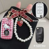 Style B: Hello Kitty Strawberry Bow Bracelet