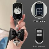 Style A [Black, Silver and White Cat Patch] with Black Bow