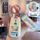 Buick B2 Doraemon key case + silver round buckle