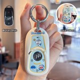 Buick B6 Doraemon key case + silver round buckle