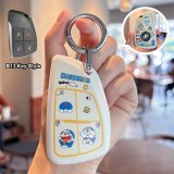 Buick B13 Doraemon key case + silver round buckle