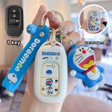 Honda M Doraemon key case + Doraemon plush toy