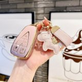 Smart 5-key quicksand pink + pink and white pony