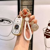 3-button speaker, ivory white + lucky bag woven rope