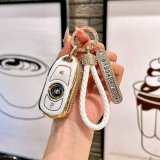 3-button horn, ivory white color + number plate + rhinestone-studded braided rope