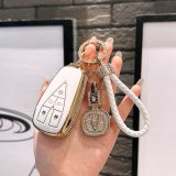 5-key ivory white + double-sided diamond marker + diamond-encrusted braided cord
