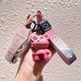 Style I: Silver Pink Color-Changing Bear with Rhinestone Embellishing on the Side