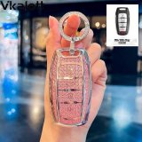 Color: Style B [Crystal Pink] with Silver Diamond Ring