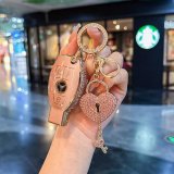 【Style B Full Coverage】Glitter Pink Diamond Buckle Pink Diamond Heart Lock