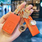 E-style Hermes Orange Honda Small Badge French Lucky Ribbon