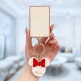 Gold-rimmed card style, milky white [bag + gold diamond buckle + white Minnie Mouse headband], includes a pearl necklace.