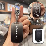 Wuling B-type folding 3-button model: Gradient black (single set + metal buckle)