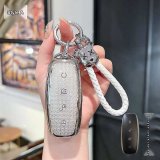 Denza A Smart 4-Button Set (White Single Set + Bear Head Braided Lanyard)