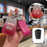 Cadillac Model B Smart 5-Key: Gradient Pink (Single Set + Bear Head Rhinestone Lanyard)