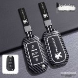 Peugeot B-type folding 3-button [Carbon Fiber Black] Single Set + Space Black Bracelet Buckle
