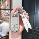 Beilu Model A Smart 2-Button (White Single Set + H-Rope Rhinestone Buckle)