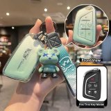 Cadillac F Smart 5-Key Set: Gradient Green (Single Set + Violent Bear Plush Toy)