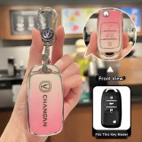 Changan B-type folding 3-button model: Gradient pink (single set + metal buckle)