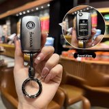 Skoda A-type folding 3-button set (single set + gunmetal round buckle)