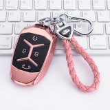 Lynk & Co A Smart 4-Button: Rose Pink (Single Set + Triangular Braided Cord Double Buckle)