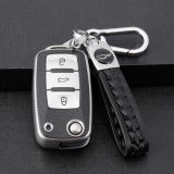 Skoda Model A: Aurora Silver (Single Set + Lambskin Lanyard)