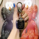Peugeot F-style candybar phone with 2 buttons: Premium Black (single shell + metal buckle)