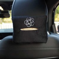 Camellia Car Tissue Box - Embroidered & Plush | Wholesale & Custom