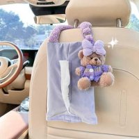Cute Bear Car Tissue Box - Soft & Plush | Wholesale & Custom Logo